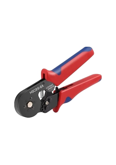 Electroon Hsc8 6-6a Terminal Sıkma Pensesi 0.25-6mm2 Awg23-10 +300parça Kablo Pabucu Set 1 Adet