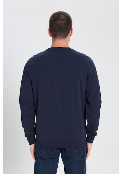 Wrangler Regular Fit Normal Kesim Bisiklet Yaka Lacivert Sweatshirt W242726410 Navy