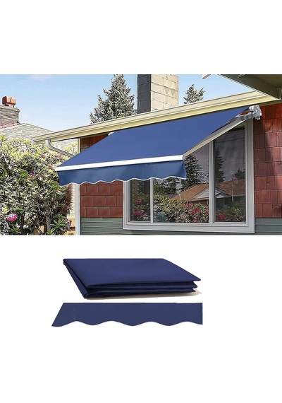 Bu Veranda Tente Kumaş Değiştirme 6,5x5ft/200x150 Cm %100 Polyester Gölgelik Örtüsü, Güneşlik, Güverte, Balkon Uv Koruması Veranda Tente Kumaş Yedek Kanvas 4x3 M 13x1 Diğer