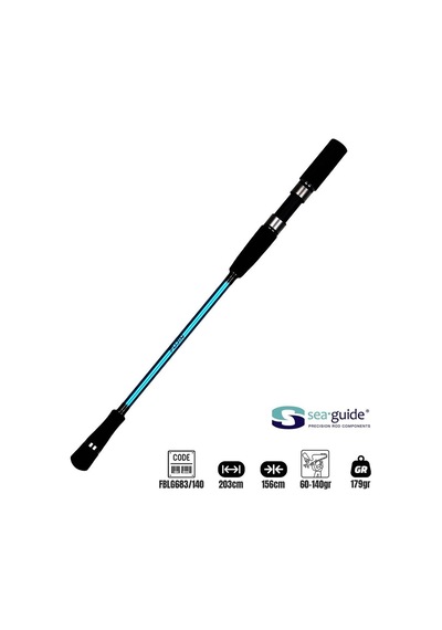 Fujin Bluegame Jigging 203cm 60-140gr Jig Kamışı