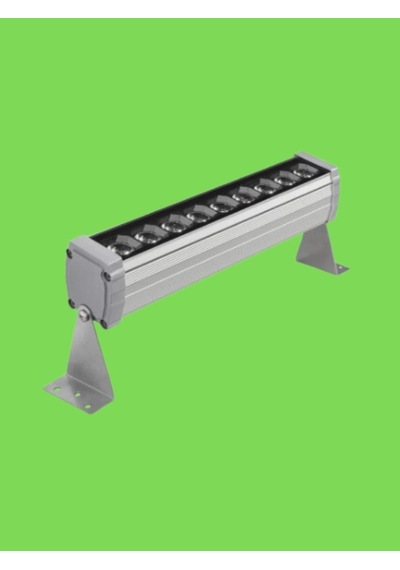 25 Cm 9 Watt Yeşil Işık Wallwasher Duvar Boyama Ip65