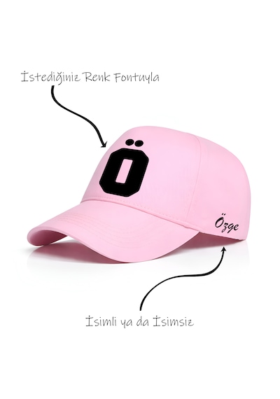 Ogc Ö Harfi Unisex Şapka Pembe