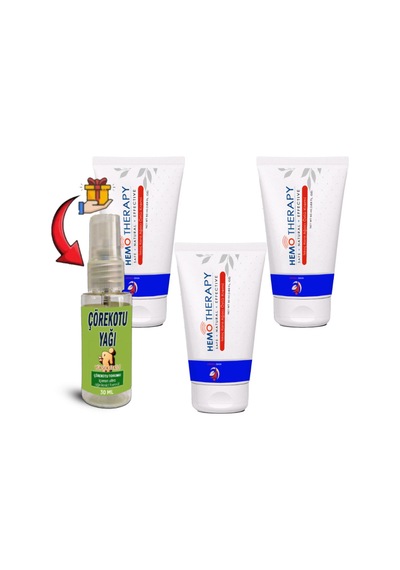 Hemo Therapy: 3 Adet&gt İskoç Karaağaç Özlü An.al Bakım Kremi 50 Ml + Çörekotu Yağı