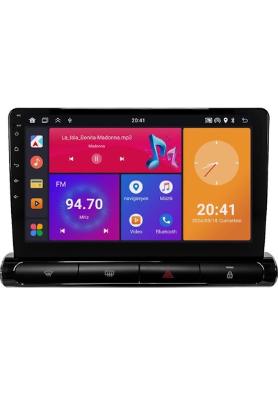 Citroen C3 Android Multimedya Sistemi 2023 Uyumlu 8+256 Gb Premium Ekran Low Yazılımsal 9"