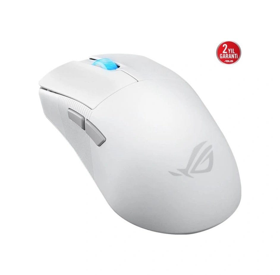 Asus Rog Harpe Ace Mini Beyaz Şarjlı Optik Kablolu/kablosuz Oyuncu Mouse 10L