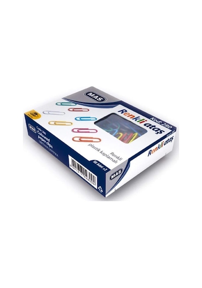 280 28 Mm Pvc Kaplı Renkli Ataş3adet