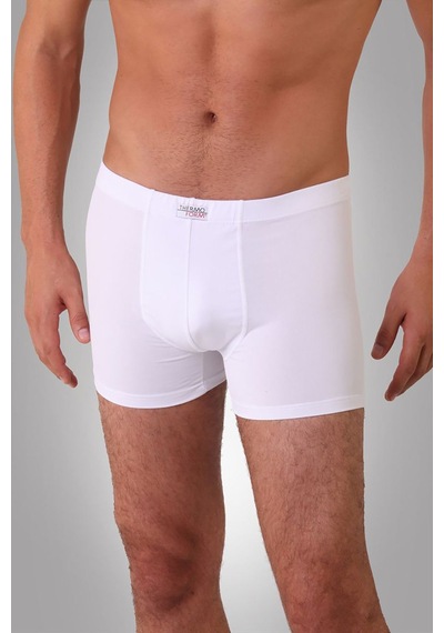 Thermoform Bambu Erkek Şort Beyaz 3'Lü Paket