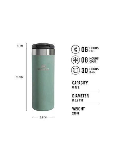 Stanley Aerolight Transit Mug Shale Metallic 0,47lt
