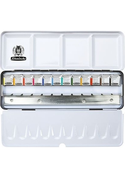 Schmincke Akademi Suluboya Seti 12 x 1/2 Tablet