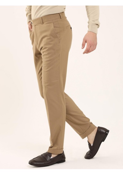 Dufy Camel Erkek Regular Fit Pantolon - 97739 Camel