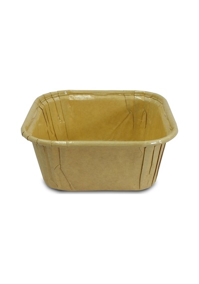 Kafem Muffin Kek Kapsülü Kare Kraft 50li X 30 Paket Koli - K34 Sarı