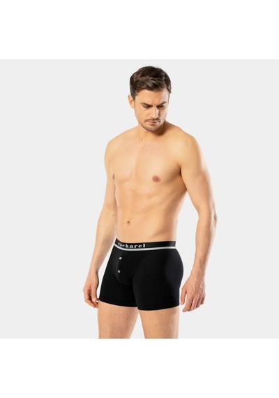 Cacharel Erkek Düğmeli Boxer 1313/siyah Siyah