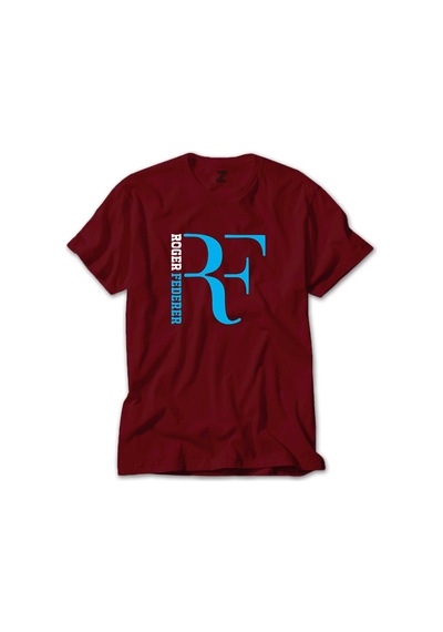 Roger Federer Blue Logo Lacivert Tişört