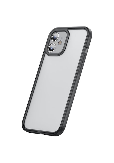 Baseus Apple Uyumlu iPhone 12 Mini Kamera Lens Koruyuculu Frame Kilif 155800175 - Renk / Siyah