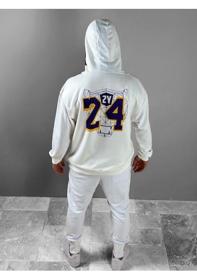 Cocopelli U C I Plik Beyaz Taraftar Hoodie Coc1824 Beyaz