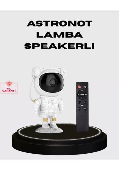 Home 8 Efektli Astronot Galaxy Projektör Uzaktan Kumandalı Led Gece Lambası