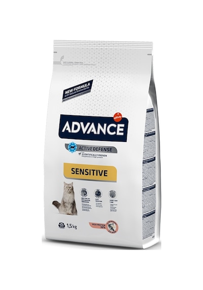 Advance Sensitive Somonlu Yetişkin Kedi Maması 1500 G