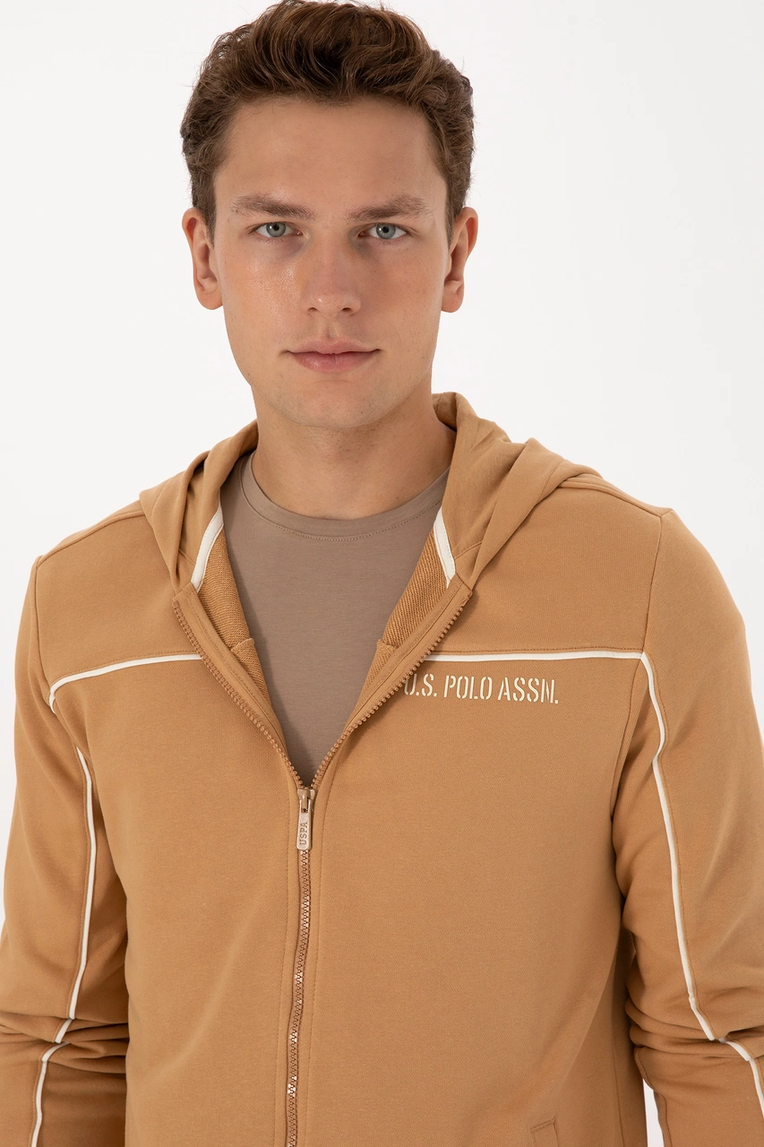 U.s. Polo Assn. Erkek Camel Hırka Örme 50315746-vr015 CAMEL