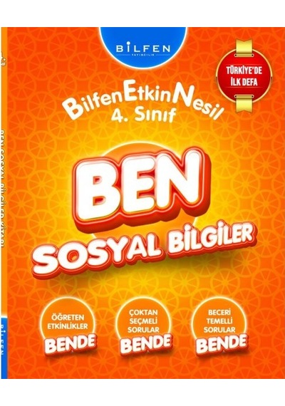 Bilfen Yayınları 4. Sınıf Ben Sosyal Bilgiler