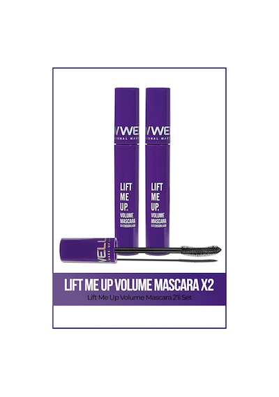 2x Lift Me Up Volume Mascara 8 Ml İkili Set 0