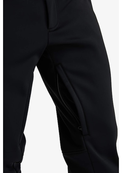 Defacto Regular Fit Fermuarlı Düz Paça Softshell Kayak Pantolonu F5643ax25wnbk81 Siyah-bk81