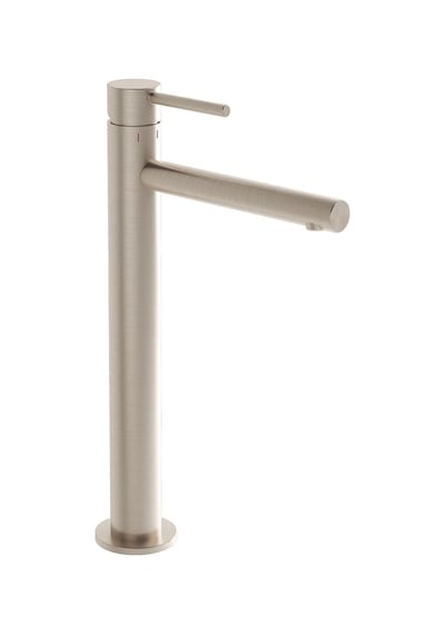 VitrA Origin Çanak Large Lavabo Bataryası Fırçalı Nikel A4255834