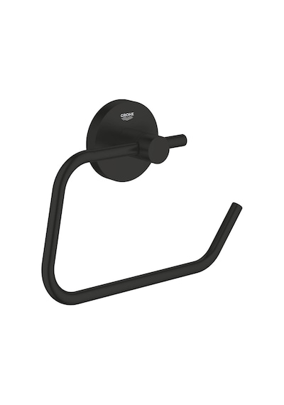 Grohe Essentials Tuvalet Kağıtlığı Mat Siyah - 1024722430 Siyah
