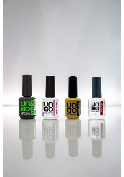 Uno Rubber Base Primer Dehidratör 4'lü Set Protez Tırnak Hazırlık Seti Uno Nail Prep 4-set Uno Rubber Base Primer Dehidratör 4'lü Set Protez Tırnak Hazırlık Seti Uno Nail Prep 4-set