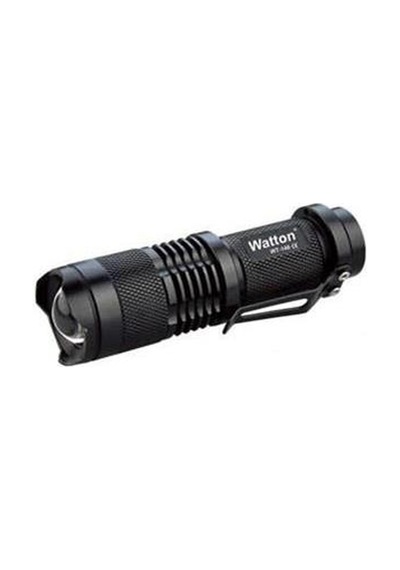 Watton Wt-146 Geçici Körlük Yapan Zoomlu Fener Mini Projektör N11.13184 Siyah
