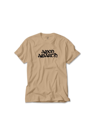 Amon Amarth Text Krem Tişört