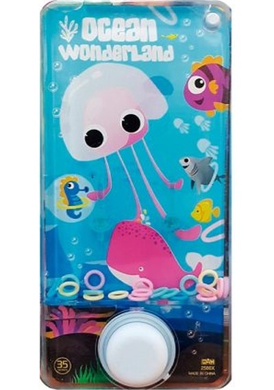 Pink Transparent Ocean World For Kids Water Ring Game Water Ring Okyanus Dünyası Sulu Halka Oyunu