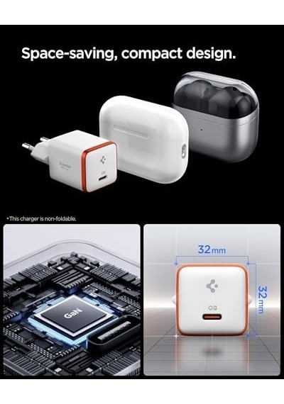 30w Usb-c Ultra Mini Hızlı Şarj Aleti Pps Desteği/ısı Düşürücü Gan Destekli Akım Korumalı Güç Adaptörü & & İpad & Macbook Type-c - Ach08449