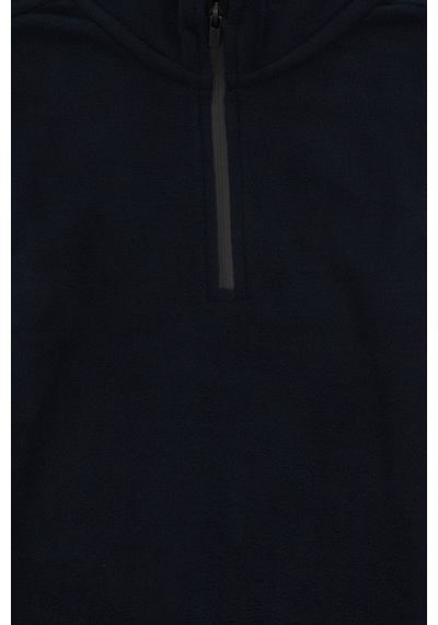 U.S. Polo Assn. Erkek Çocuk Yarım Fermuarlı Lacivert Polar Sweatshirt 50298060-VR033