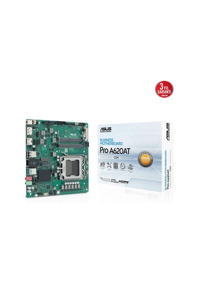 Asus Pro A620at- Csm Ddr5 Hdmı-dp Pcıe 4.0 Am5 Matx Kurumsal Anakart-222311