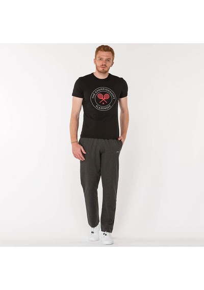 Slazenger  OTEKS Erkek Cepli Koyu Gri Eşofman  Altı