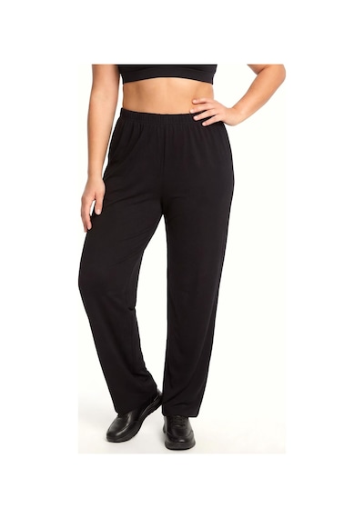 Akbeniz Kadın Siyah Büyük Beden Pijama Altı