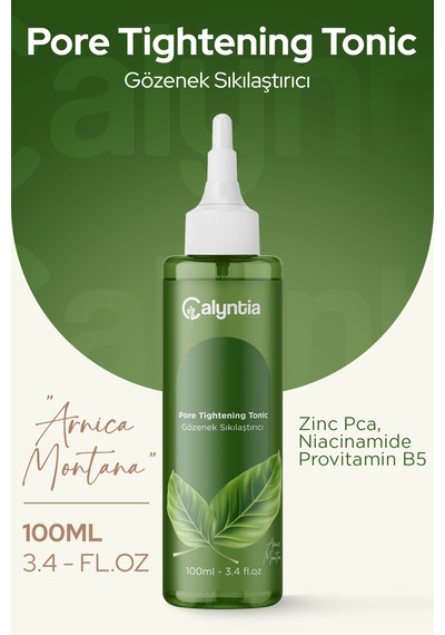 Calyntia Gözenek Sikilastirici, Arindirici Etki, Canlandiran, Cilt Yenileyici Arnika Montana Özlü Tonik 100ml