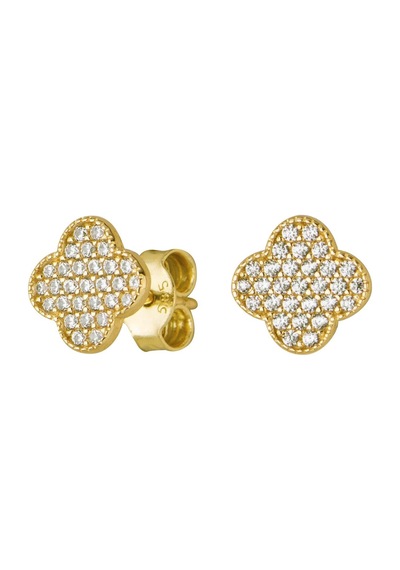 14 Ayar Altın Taşlı Küpe 1,19 Gr-6148