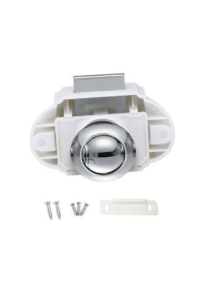 Tekne Karavan Basmalı Dolap Kulbu. Dolap Kilidi. Bas - Çek Tip Küçük Boy 20Mm