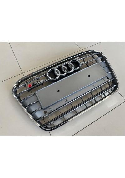 Audi A6 S6 Ön Panjur Gri Renk 2012-2014 Makyajsız Kasa Uyumlu