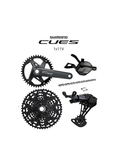 Shimano Cues U8000 Grup Set 1x11v 11/45 40 Diş 170mm Siyah
