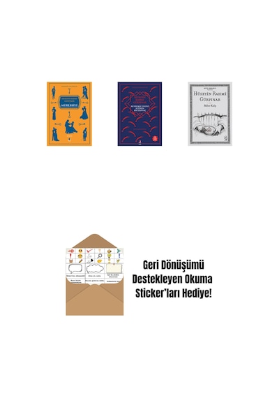 Mürebbiye + Kuyruklu Yıldız Altında Bir İzdivaç + Billur Kalp + Okuma Sticker'ları