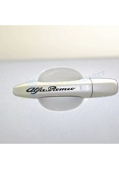 Alfa Romeo Logo Yan Ayna Kapı Kolu Jant Kaliper Oto Sticker 12 Ad