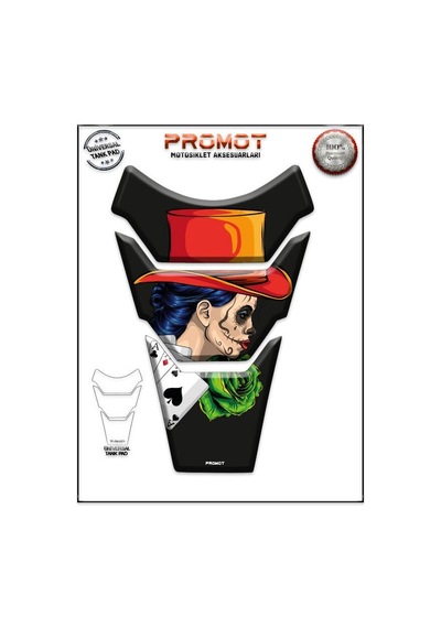 Universal Motosiklet Tank Pad 3d Sticker 0371 Diğer