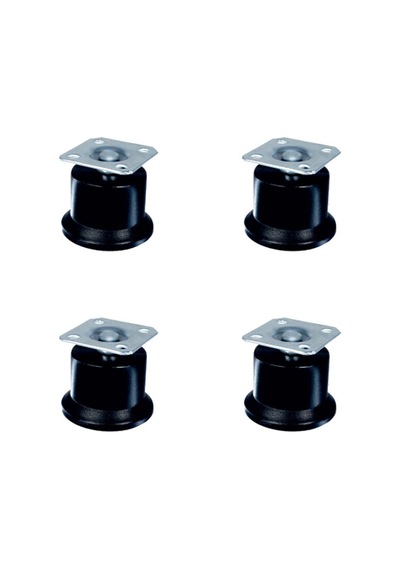 Bekleme Ayak Tablalı - 50mm - Siyah Hks280 - 4 Adet Hmngoxxtptprp Diğer