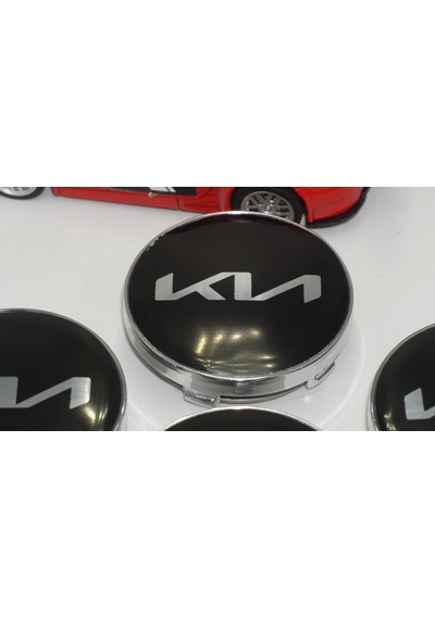Kia Yeni Nesil Logo Jant Göbeği Kapak Seti  60mm
