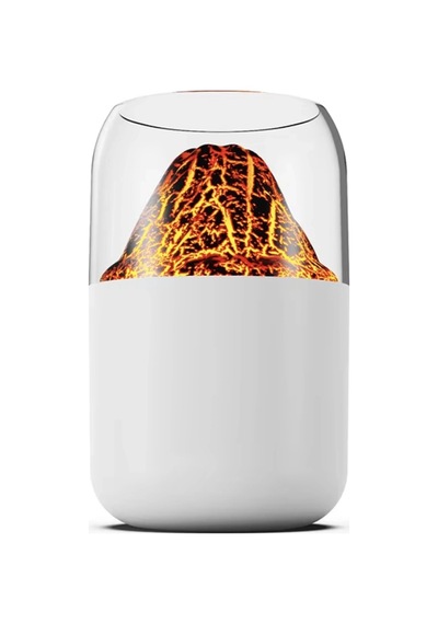 Volcano Ultrasonik Hava Nemlendirici 300ml Usb Şarjlı, Sessiz Aromaterapi Soğuk Buhar Difüzör