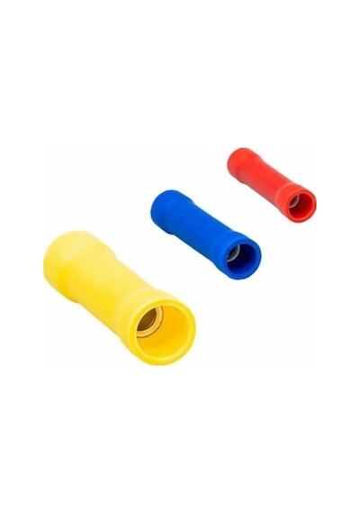 Tby-252 1.5-2.5mm2 İzoleli Kablo Ucu Birleştirici Ek Mufları Mavi 100 Adet
