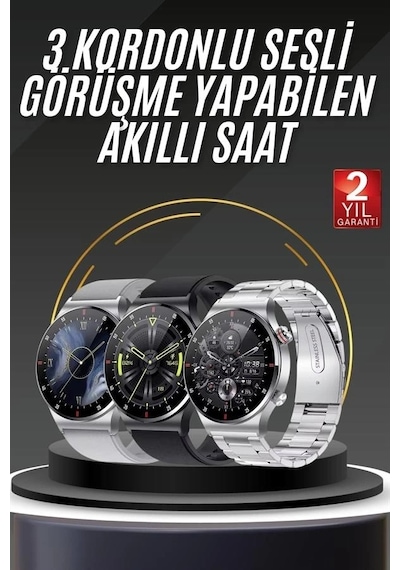 Akıllı Saat Adımsayar Nabız Ölçer Titreşim Özellikli Çağrı Cevaplama Sosyal Medya Yeni Nesil