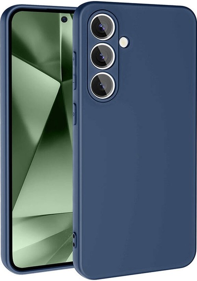 Galaxy S24 Fe Kılıf Zore Mara Lansman Kapak Lacivert